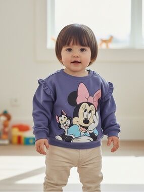 Disney Minnie Mouse Pullover Sweatshirt size 12 months
